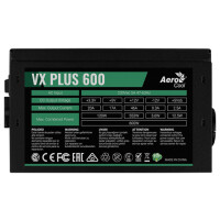 Блок питания Aerocool ATX 600W VX-600 Plus
