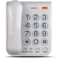 Проводной телефон TeXet TX-262 светло-серый