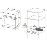 Встраиваемый электрический духовой шкаф Zigmund & Shtain E 148 B