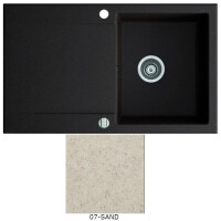Кухонная мойка Marmorin DEBRA SAND 1b1d R (436 113 007)