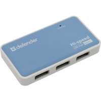 Разветвитель Defender USB2.0 Quadro Power