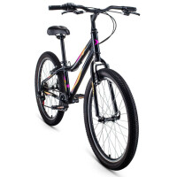 Велосипед Forward Iris 24 1.0 2022 г RBK22FW24729 темно-серый/розовый