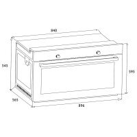 Встраиваемый электрический духовой шкаф Korting OKB 7129 SGN