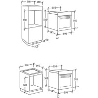 Встраиваемый электрический духовой шкаф Candy FCPR 65 XL