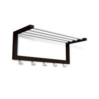 Вешалка Sheffilton Альберо SHT-WH4 венге/алюм.металлик