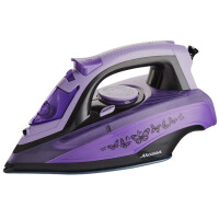 Утюг Аксинья КС-3001 фиолетовый/черный