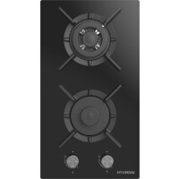 Встраиваемая газовая варочная панель Hyundai HHG 3237 BG