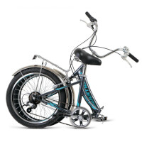 Велосипед Forward Arsenal 20 2.0 темно-серый/зеленый 2022 г 14" RBK22FW20536