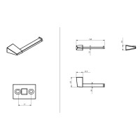 Бумагодержатель Sonia 156153