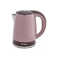 Чайник электрический Delta DL-1370 бежевый/коричневый