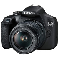 Зеркальный фотоаппарат Canon EOS 2000D KIT (2728C003)