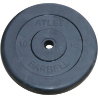 Диск обрезиненный MB Barbell MB-AtletB26-10