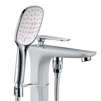 Смеситель для ванны Timo Helmi 4000/00-16Y-CR chrome/white