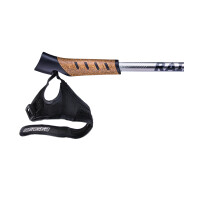 Палки для скандинавской ходьбы Berger Rainbow 77-135 серый/белый