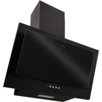 Каминная вытяжка Elikor Коралл 60П-430-К3Д черный/черное стекло