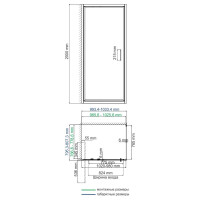 Душевой уголок WasserKraft Salm 27I17