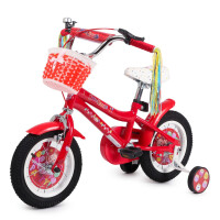 Велосипед CHINA 12 Маша и Медведь Красный ВН12196