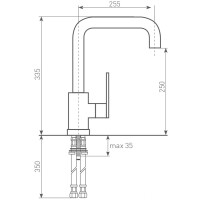 Смеситель для мойки Zigmund & Shtain ZS 1400 осенняя трава