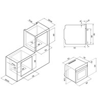 Встраиваемый электрический духовой шкаф Krona Onore 60 WH