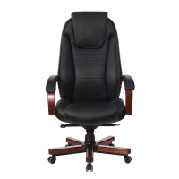 Кресло руководителя Бюрократ T-9923WALNUT/BLACK