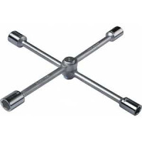 Ключ баллонный Kraftool автомобильный хромированный складной 17-19-21-22мм (27574)