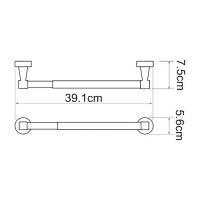 Держатель бумажных полотенец WasserKraft Isen K-4091
