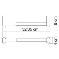 Держатель бумажных полотенец WasserKraft Berkel K-6891