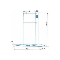 Каминная вытяжка Cata CG5-T600 X