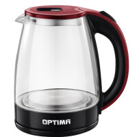 Чайник электрический Optima EK-1832G бордово-черный