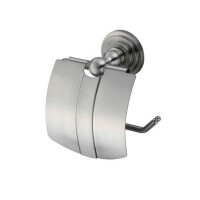 Держатель туалетной бумаги с крышкой WasserKraft Ammer K-7025