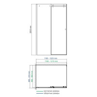 Душевой уголок WasserKraft Vils 56R07