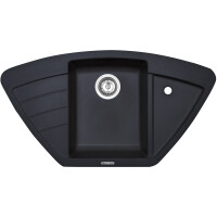 Кухонная мойка Zigmund & Shtain ECKIG 900 черный базальт