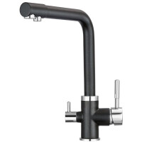 Смеситель для кухни Granula GR-2015 шварц