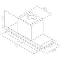 Встраиваемая вытяжка Elica Hidden IXGL/A/60
