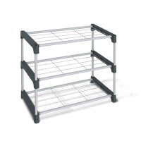 Полка для обуви Sheffilton SHT-SR8-P серый/темно-серый