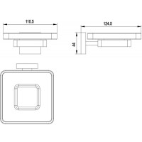Мыльница Timo Selene 10022/00 chrome