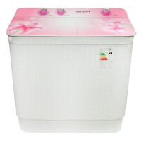 Стиральная машина Bravo WMM-55PG розовые цветы