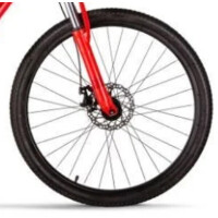 Велосипед Forward Hardi 26 2.0 D красный 2022 г 18" RBK22FW26703