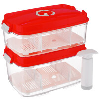 Контейнеры для вакуумных упаковщиков Status , набор VAC-REC-Bigger Red