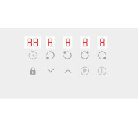 Встраиваемая индукционная варочная панель EVELUX HEI 641 W