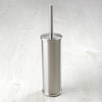 Щетка для унитаза напольная WasserKraft K-1047 матовый хром