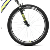 Велосипед Forward Flash 26 1.2 синий/ярко-зеленый 2022 г 15" RBK22FW26648