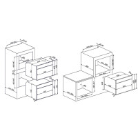 Встраиваемый электрический духовой шкаф Smeg SF4102MCS