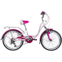 Велосипед Novatrack 20AH6V.ANGEL.WT9 белый 134078