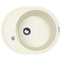 Кухонная мойка Zigmund & Shtain Kreis OV 575 каменная соль