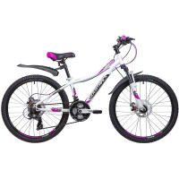 Велосипед Novatrack 24AHD.KATRINA.12WT9 белый