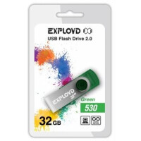 Флэш-накопитель Exployd 32GB 530 зеленый