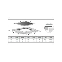 Встраиваемая электрическая варочная панель Korting HK 32001 B