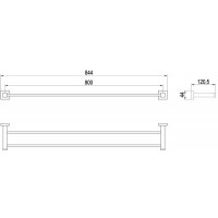 Полотенцедержатель Timo Selene 10056/00 chrome