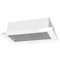 Встраиваемая вытяжка Weissgauff Hide 600 White Glass
